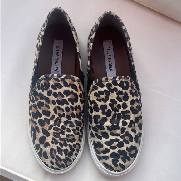 Steve Madden Shoes - Steve Madden Animal Print Slip-On Shoes